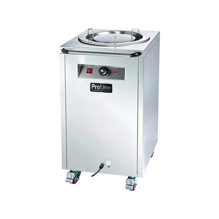 Commercial Mobile Cylinder Plate Warmer Dispenser